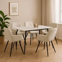 Urban Meuble DINING TABLE 120/80/75 cm Rectangular White image 2