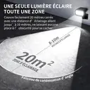 VIVREAL CPD-09 type 2 Lot de 2 lampes solaires 48 LED - Blanc chaud image 2