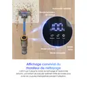 UNINELL HOME UV1 Aspirateur Balai sans Fil, Aspirateur Puissant 45KPa/450W pour Poils d'Animaux, Batterie Amovible 60 Min, Léger, Autoportant et Anti-Emmêlement pour Maison image 3