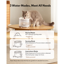 homerunPET BF10 Wireless Charging Pet Water Fountain, 7800 mAh Long-Lasting Battery, 2L Capacity, Ultra-Quiet Operation (<20dB), cat water fountain, indoor, kitty spout, cat water bowl, cat stuff, cat water dispenser image 5