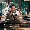 Sony WH-CH720N Noise-Cancelling Over-Ear Headphones (Pink) image 2
