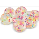 Unique Party Confetti Filled Bouncy Balls, 8 Pack image 0