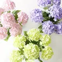 1Pc 13in/33cm
Artificial 7-Head Hydrangea Silk Flower Silk Flower Living Room Bedroom Wedding Flower Arrangement Artificial Flower Decoration(purple) image 4