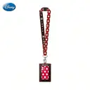 Porte-carte à cordon Disney Minnie Mouse Officiel - Rouge à Pois Blancs en Jean, Thème Toon, Accessoire Personnage et Cadeau image 4