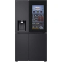 LG GSXE90EVAD Seite‑an‑Seite‑Kühlschrank mit Wasserspender, Total No Frost, InstaView, 91,3 cm breit, schwarz [Energieeffizienzklasse D] image 0