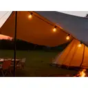 Guirlande à 10 ampoules F5 A60 LED étanches avec minuterie, piles requises - Longueur 50 cm image 3