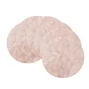 6pcs，Gold，Wanxianghua PVC placemat，Washable And Wipeable Kitchen Dining Placemat, Multicolor Table Decoration Mat For Festivals And Weddings image 0