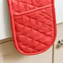 Dexam Double Oven Gloves Love Colour 100% Cotton Scarlet Red image 6
