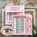 MeoMagic F23 Kit d’extensions de cils avec pince et colle - 120 pièces  image 0