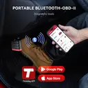 THINKCAR ThinkDiag Mini OBD2 Bluetooth-adapter voor iOS & Android, diagnosetool met diagnose van alle systemen, autodiagnosetool voor voertuigen, exclusieve app/batterijtest/VIN image 4
