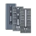 EasyWox Digital Electric Screwdriver Set | 350mAh Lithium Battery | 48 Common Bits | 90min Charging Time | Torque 0.3N.m (Electric) / 3.5N.m (Manual) | Aluminum Handle image 0