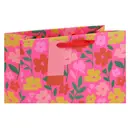 Neon Floral Gift Bag Medium 21.5 (W) x 25.3 (L) x 10.2cm (D) image 1