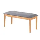 Dining Bench Orlando Oak/Grey image 1