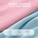 BAMBOO COOL Womens Briefs Underwear Lady Breathable Knickers with Mid Waist Color Group D M (5 Pack) image 1