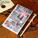 Lot de 2 Carnets Thème Journal des Forces du Mal Harry Potter & Stylo Baguette de Lord Voldemort – Collection Officielle Wizarding World Papeterie Exclusive Cadeau image 4