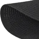 Lot de 6 sets de table ronds tressés en coton et polyester, lavables et résistants à la chaleur, diamètre 38 cm – Noir image 5