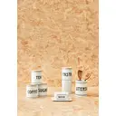 Maison by Premier Grocer White Metal Tea Canister image 0