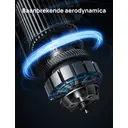 DREO Ventilateur colonne intelligent, ventilateur de sol 25 dB avec télécommande pour chambre, contrôle via application et commande vocale, oscillation de refroidissement à 90°, 8 vitesses, 4 modes, minuterie de 8 heures image 6