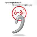 VoxorAI C6 Argent Écouteur de traduction AI mono-oreille, traduction en temps réel prenant en charge 130 langues, casque Bluetooth de jeu élégant pour l'apprentissage, les voyages et les affaires image 6