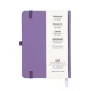 Jubiluu Carnet cartonné A6 premium avec marque-page, pages lignées, 100 g/m² - Lavande pâle image 6