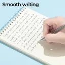 M&G Office G Gel Pens, 50 Pack Black Ink Gel Pens, 0.5 mm Fine Point, Quick Dry, Smooth Writing Gel Ink Pens with Soft Anti-Slip Grip and Cap for Office and School image 2