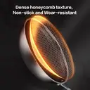 ochama  Non-stick Wok - No Teflon Wok, Non-stick Stainless Steel, Wok Pan with Lid, Less Smoke - Kitchen Essentials, Cooking, Frying - Compatible with Gas/Induction/Electric Heat, 30 cm with lid image 4