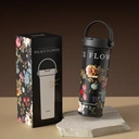 Goom Art Life Series Gobelet à fleurs noir - 600 ml image 1