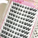 MeoMagic Extensions de cils prégelées (sans pinces à épiler) - 10 lignes - 120 pièces - F07 image 1