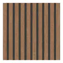 Murgall Black Slatted Wood Grain Peel and Stick Wallpaper 60x508cm 1 Roll image 1