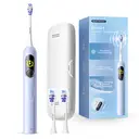 SAKYPRORAL Electric Toothbrush with AI Smart Screen for Adults Kids Teens | 150-Day Battery, Real-Time Brushing Map | Whitening Mode, 3-Min Timer, Travel Case | Family Sonic Toothbrush (G5S Blue) image 8