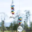 JU7CER Lot de 2 Suspensions Boule Cristal Cœur Arc-en-Ciel - Prism Cœur Multicolore, Décoration de Fenêtre pour Mariage et Noël image 6