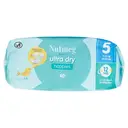 Nutmeg Baby Ultra Dry Nappies Size 5 11-25kg/24-55lbs 40 Pack image 4