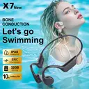 Verbex X7S Black Earphones, AI Earphones, Bone Conduction Earphones, Swimming Earphones, Bluetooth Earphones, Sports Earphones, 32GB Memory, Professional IP8 Water Resistance, Noise Cancellation, Comfortable to Wear image 3