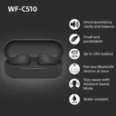 Sony WF-C510 True Wireless Earbuds (Black) image 4