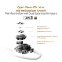 Xiaomi OpenWear Stereo Pro – Bluetooth-Kopfhörer mit offener Ohrpassform, Akku mit 45 h Laufzeit, räumlicher Klang, hochauflösendes Audio, Sandgold image 2