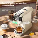 HiBREW H1B 6-in-1 Pods Coffee Maker, 600ml Water Tank, 19 Bar Pressure Extraction, Cold/Hot Mode, LED Indicator, for Kcup/Nes/DG/Espresso Powder image 4