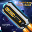 Porbi S306 Car Jump Starter 1200A Peak Portable Jump Starter Power Pack, 12800mAh Battery Booster for 12V Petrol & Diesel Vehicles, SUV, Motorcycle & Boat, USB Emergency Power Bank with LCD Display & LED Light image 1