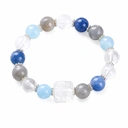 VoxorAI L8 [Orchidée de neige] Bracelet en cristal, Collier et bracelet en perles originaux faits main à faire soi-même pour chance et richesse, Style haut de gamme tendance luxe discret image 0