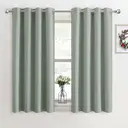 PONY DANCE Rideaux occultants à œillets, L 46 x H 54 pouces, 2 panneaux, vert sauge image 1