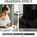 PONY DANCE Rideaux occultants à œillets, L 46 x H 54 pouces, 2 panneaux, vert sauge image 3