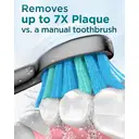 Coulax Hollow-Cup Sonic Electric Toothbrush - 40,000 VPM, 5 Modes, 120-Day Battery, 8 DuPont Brush Heads, Travel Case & Stand - Black image 1