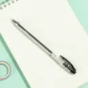 M&G F1 Gel Pens, 12 Pack Black Ink Gel Pens, Fine Point 0.5 mm, Quick Dry, Smooth Writing Gel Ink Pens with Cap for Office and School image 1