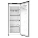CHiQ JR122WSD Congélateur vertical en acier inoxydable 122 L, congélation 4 étoiles, mode réfrigérateur convertible, No Frost, Multi-Airflow, compresseur Inverter, 39 dB, classe énergétique E - Argent  image 3