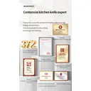 WANGMAZI Slicing Knife Cleaver - Shenmo Series · Two - 190 mm image 2