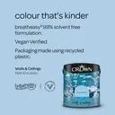 CROWN Matt Emulsion Powder Blue 2.5L image 5