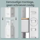 SONGMICSHOME  5-Laags Stellingkasten Set van 2, Stalen Opbergrek voor Garage, Schuur, 30 x 75 x 150 cm, Zilver image 7