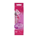 Gillette Rasoirs jetables Blue2 Rose, 10 pièces image 0