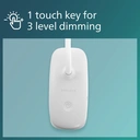 Philips Table Lamp Doughnut Desk Clip USB Rechargeable 3W White image 5