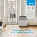 Midea 4-in-1 Portasplit Split-System Air Conditioner with Heat Pump - 12000BTU, 3.5kW, Only 39dB(A) in Silent Mode, Cooling A++/Heating A+, Cooling & Heating & Dehumidifying & Fan, Smart WiFi Control, Easy Set-up [Energy Class A++] image 7