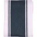 Dexam Tea Towel Love Colour Striped 100% Cotton Ink Blue 46x71cm image 0